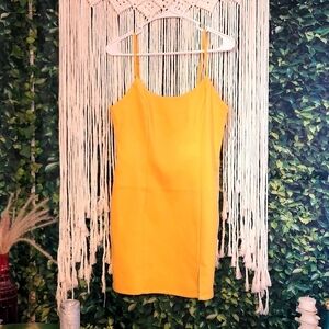 NEW Forever 21 Spaghetti Strap Yellow Dress